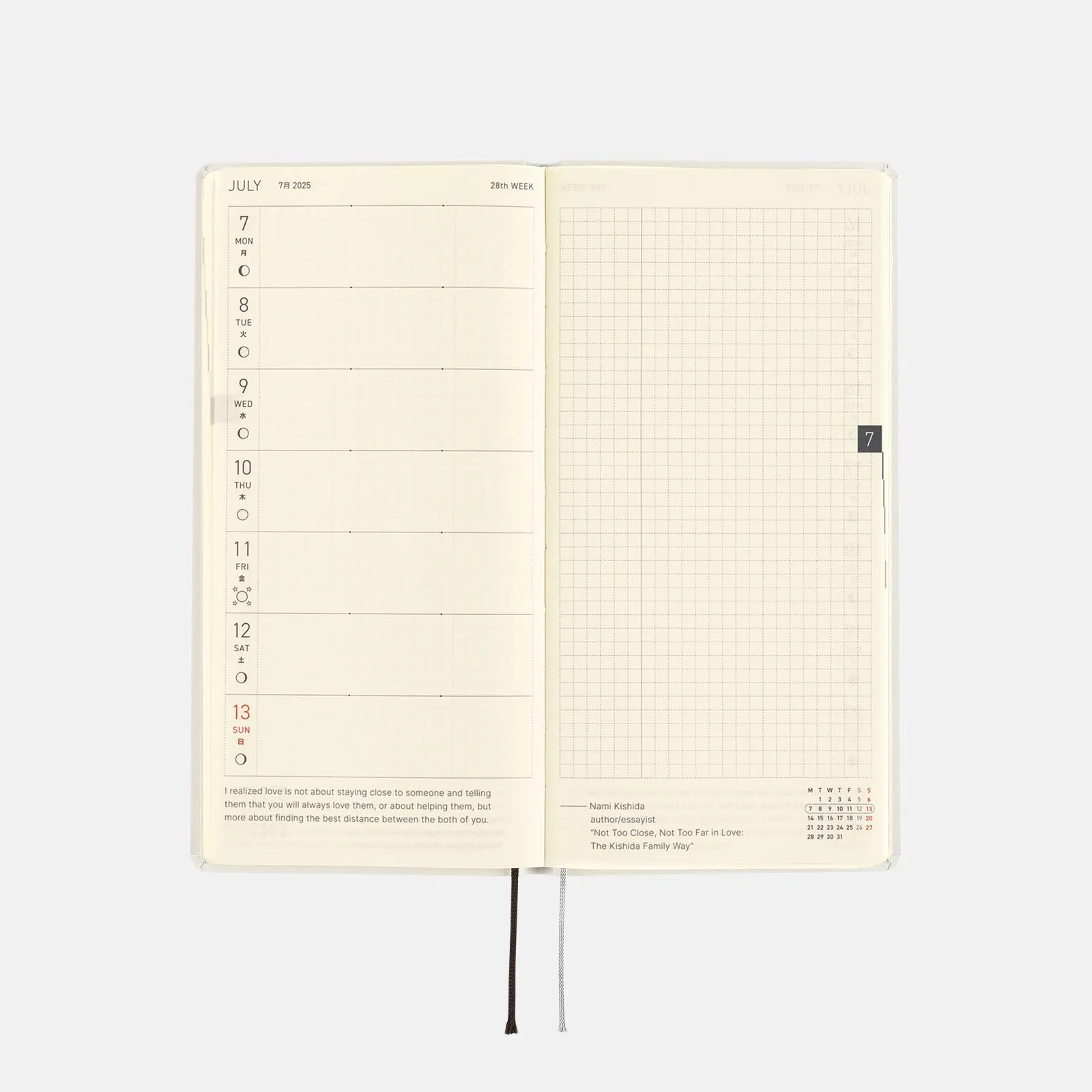 Hobonichi 2025 Weeks MOTHER Smiles & Tears