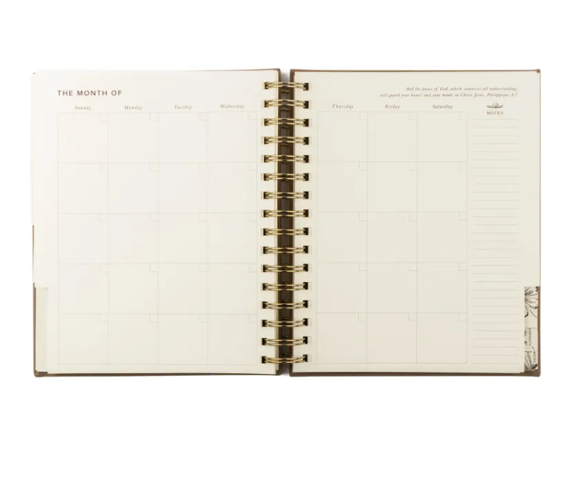 Hosanna Revival 12 Month Undated Spiral Planner - Marlo