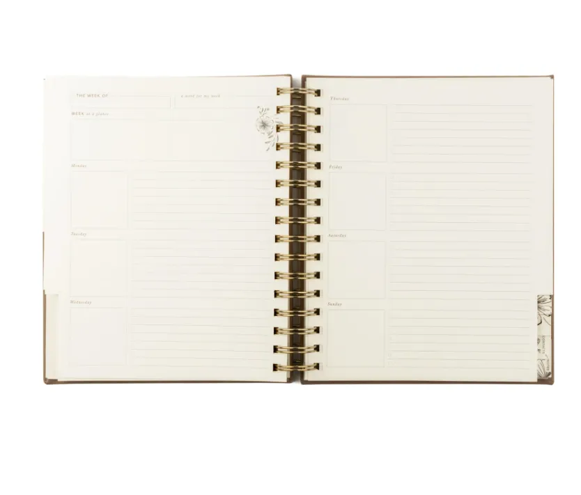 Hosanna Revival 12 Month Undated Spiral Planner - Marlo