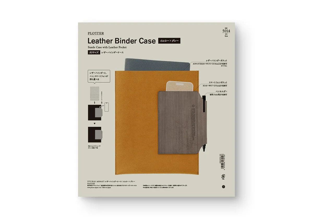 Leather Binder Case PLT5014 (A5 Size)