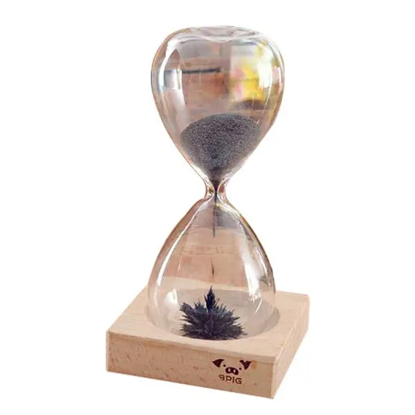 Magnetic Timer Sand Hourglass Desktop Home Decoration Iron Fillings Present Clock