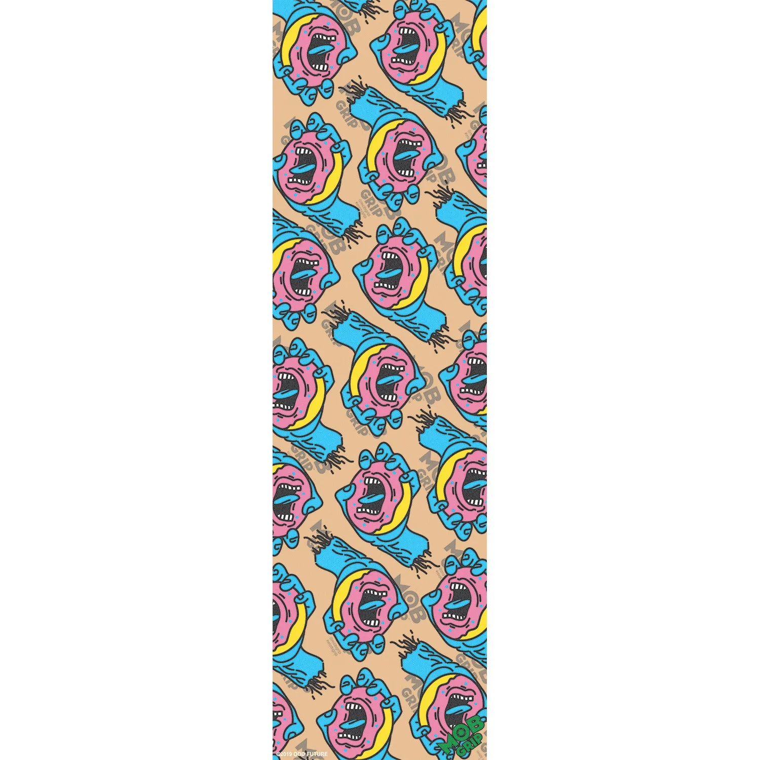 Mob Garbage ODD Future Donut Hand Single Sheet Griptape - 9"x33" Clear