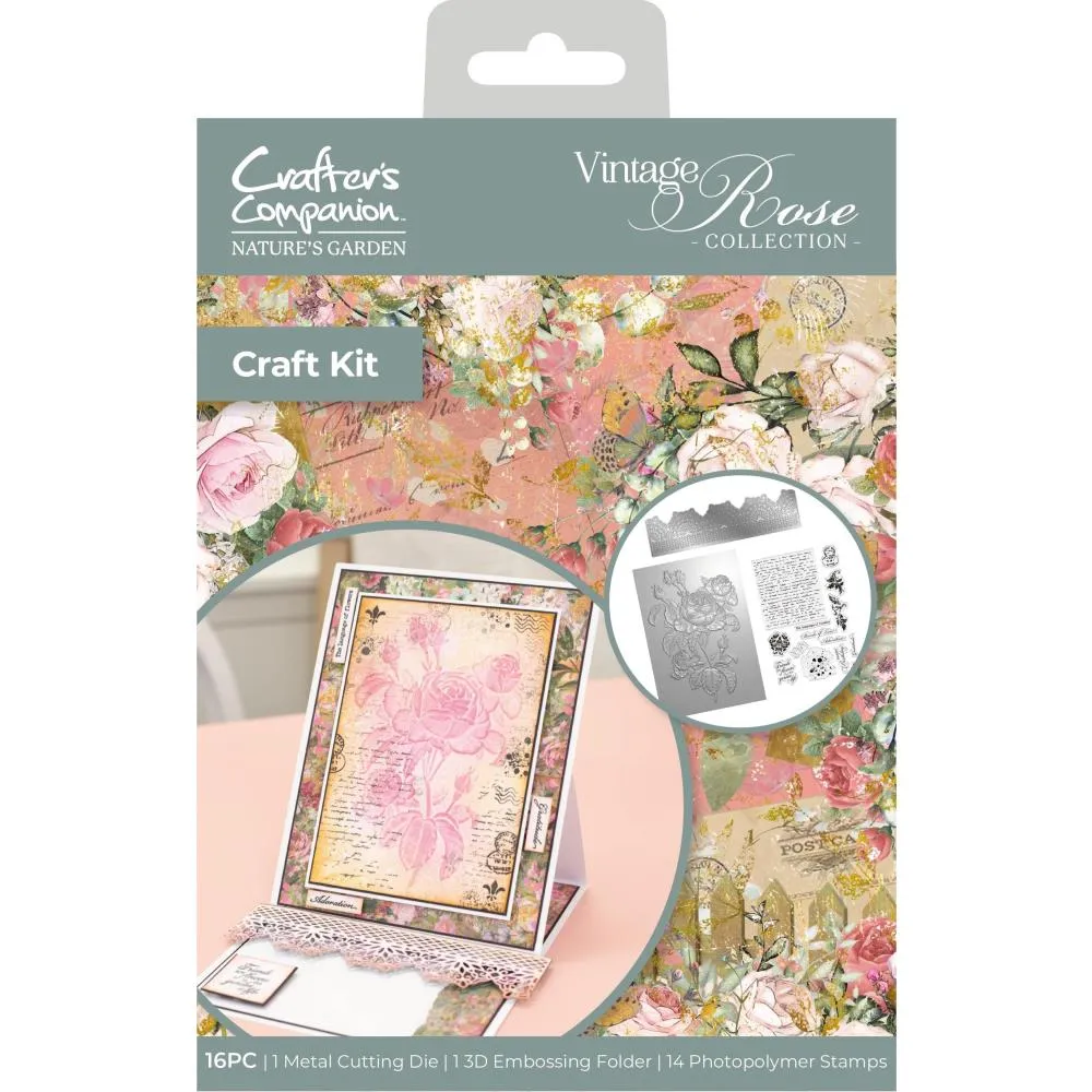 Nature's Garden Vintage Rose Craft Kit