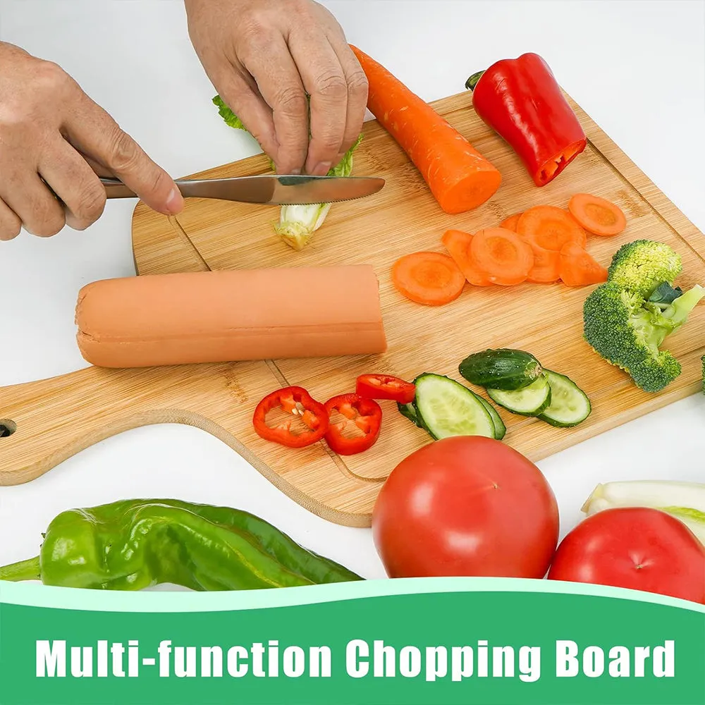 (NET)  Wood Cutting Board Set