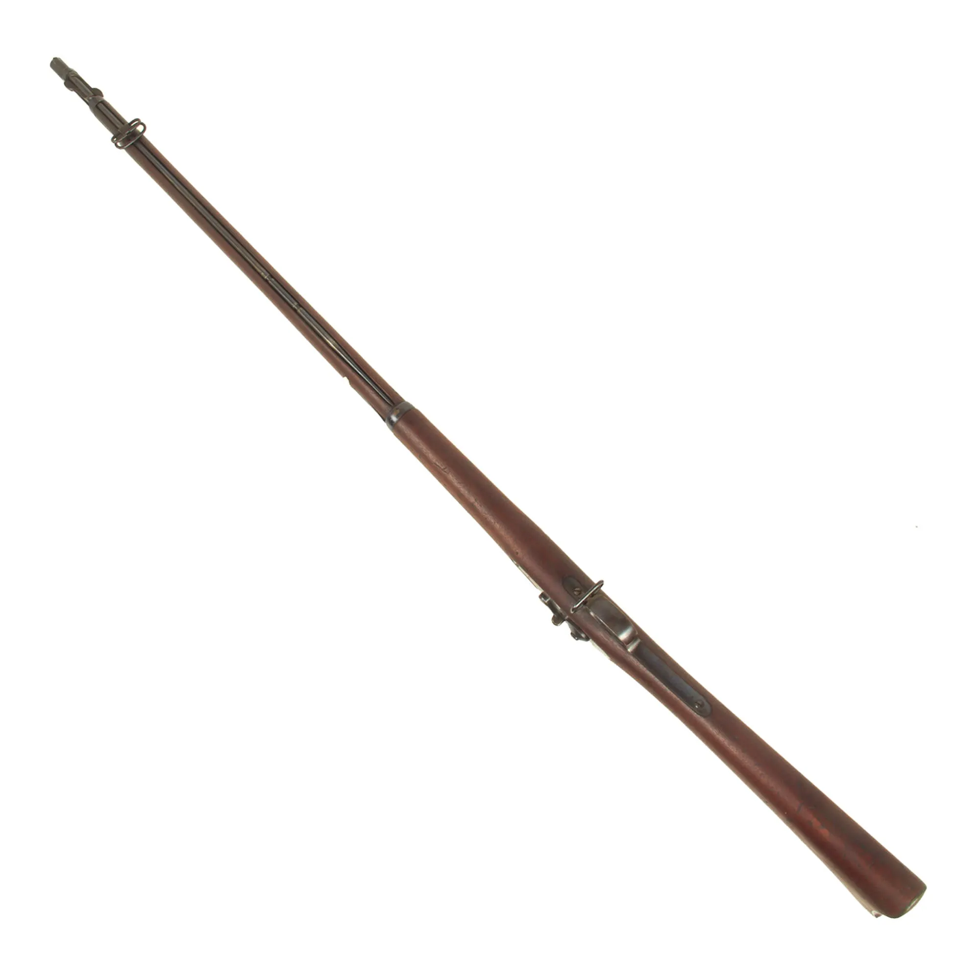 Original Excellent U.S. Springfield Trapdoor Model 1884 Round Rod Bayonet Rifle made in 1891 - Serial 528400