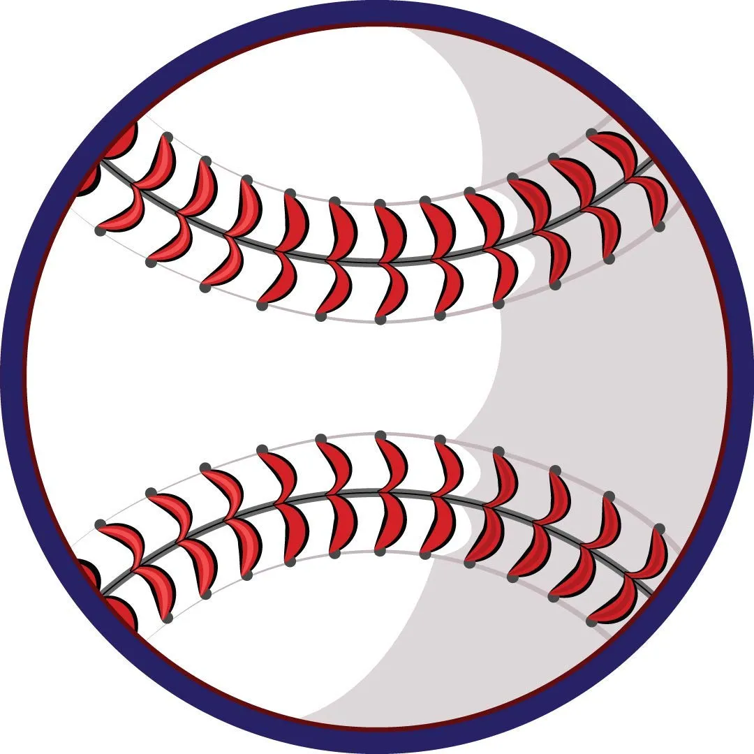 Pack of 5 Sports Athlete Baseball Magnet Decals for Lockers, Fridge, or Car, 3 3/4 Inch…