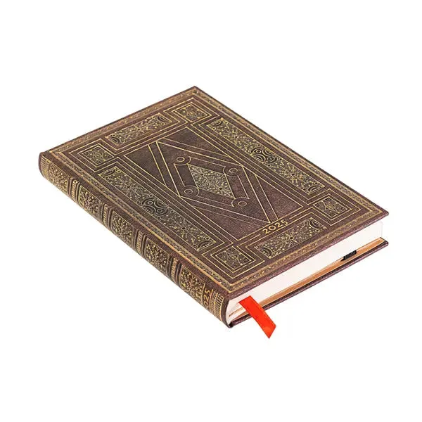 Paperblanks 2025 Mini Weekly Planner - First Folio Shakespeare's Library