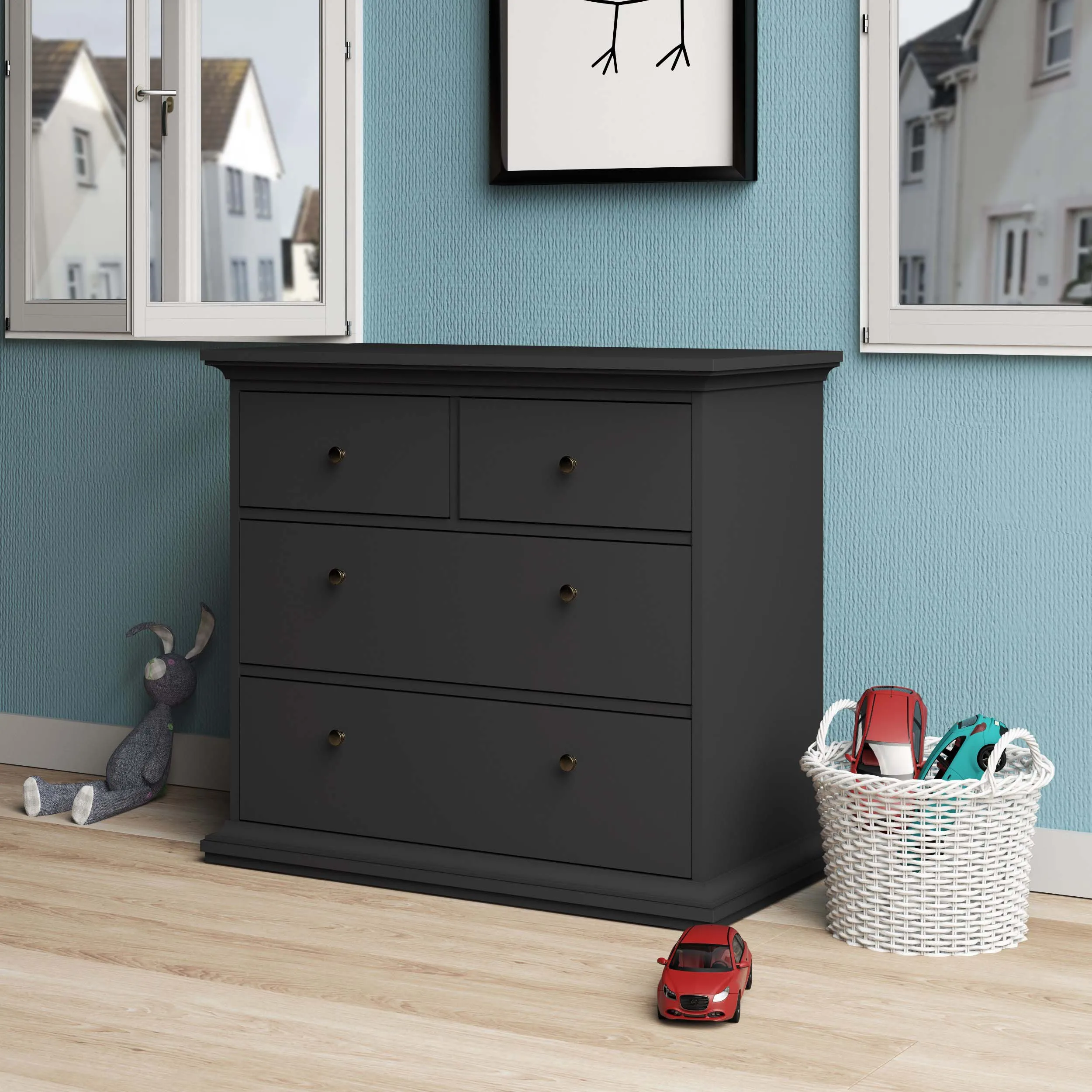 Paris 4 Drawer Chest