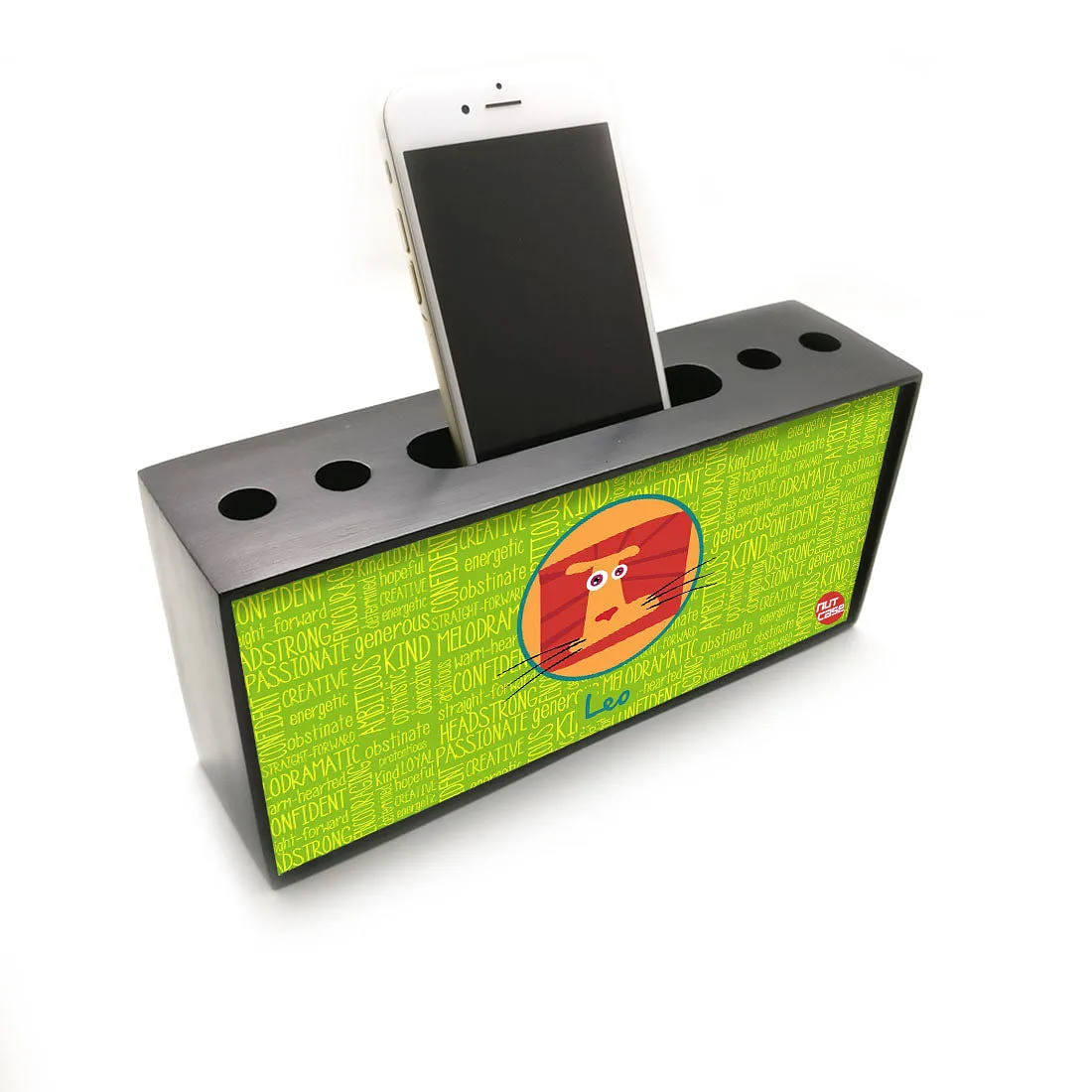 Pen Mobile Stand Holder Desk Organizer - Leo Green