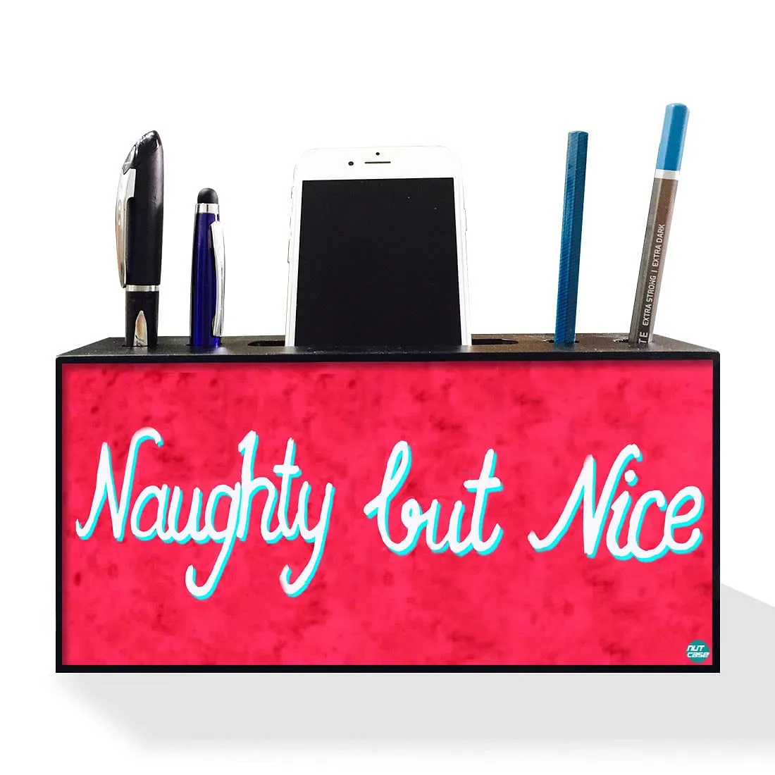 Pen Mobile Stand Holder Desk Organizer - Naughty But Nice