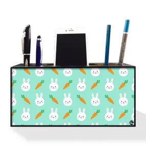 Pen Mobile Stand Holder Desk Organizer - Rabit Face