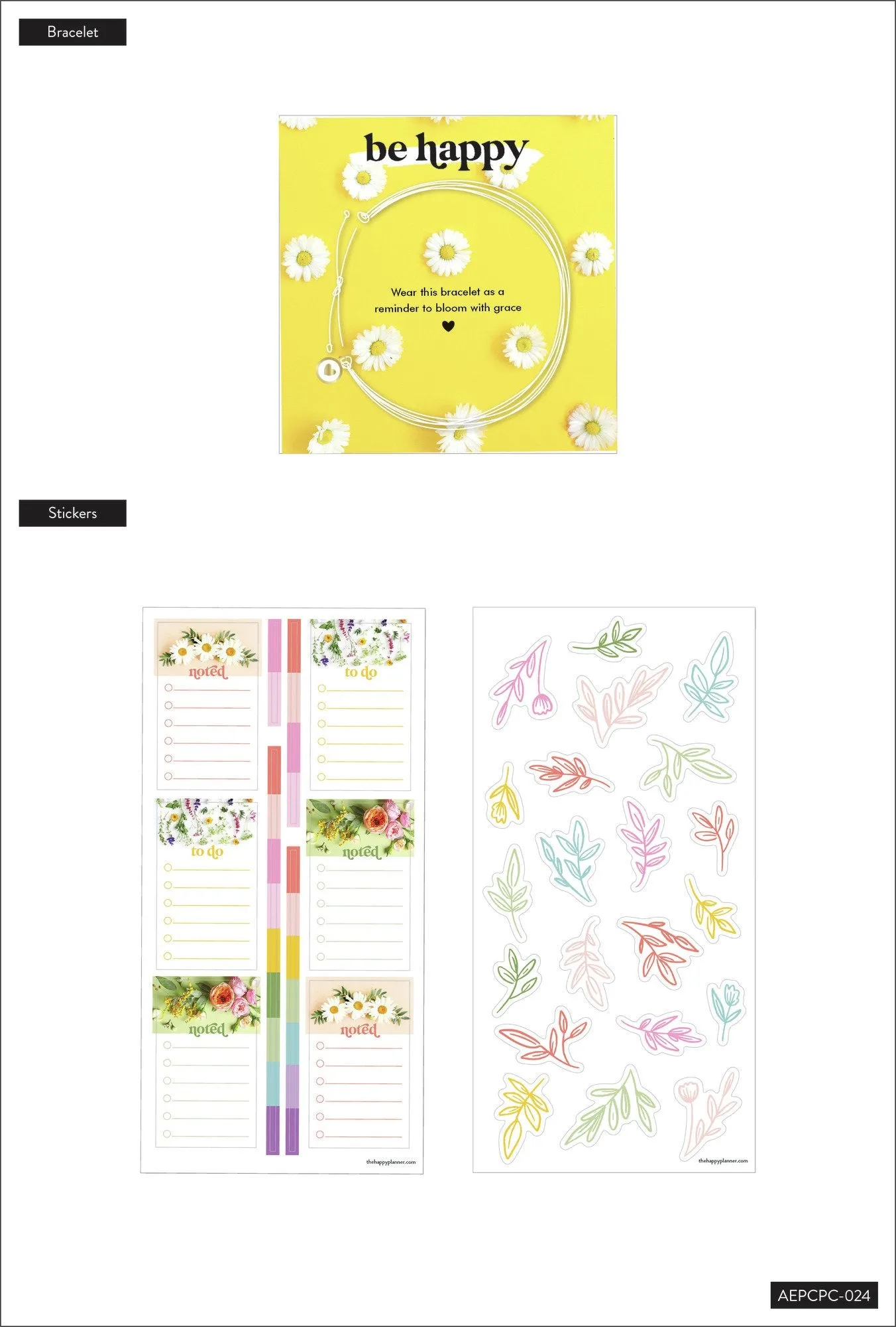 Pressed Florals Classic Planner Companion