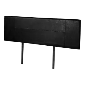 PU Leather Queen Bed Headboard Bedhead - Black