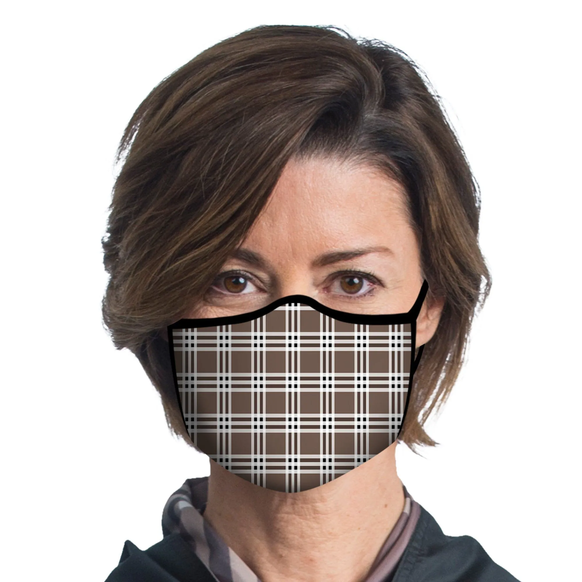 RainCaper Coco Plaid Reusable Fabric Face Mask