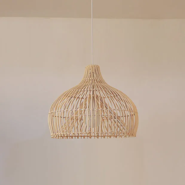 Rattan Birdcage Ceiling Light