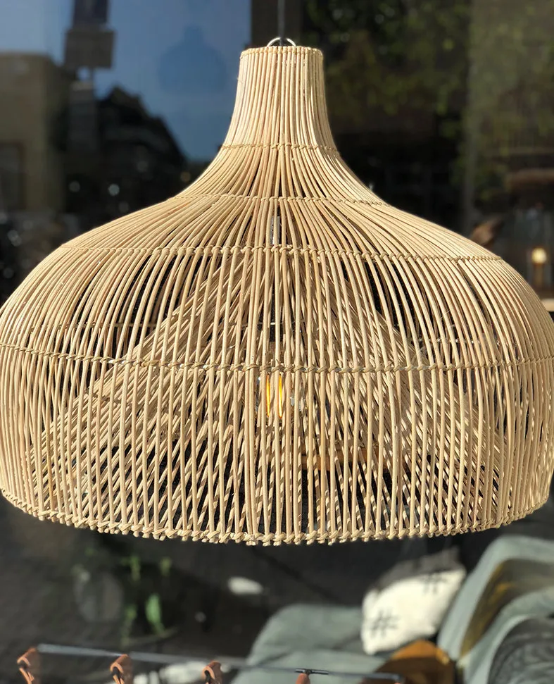 Rattan Birdcage Ceiling Light