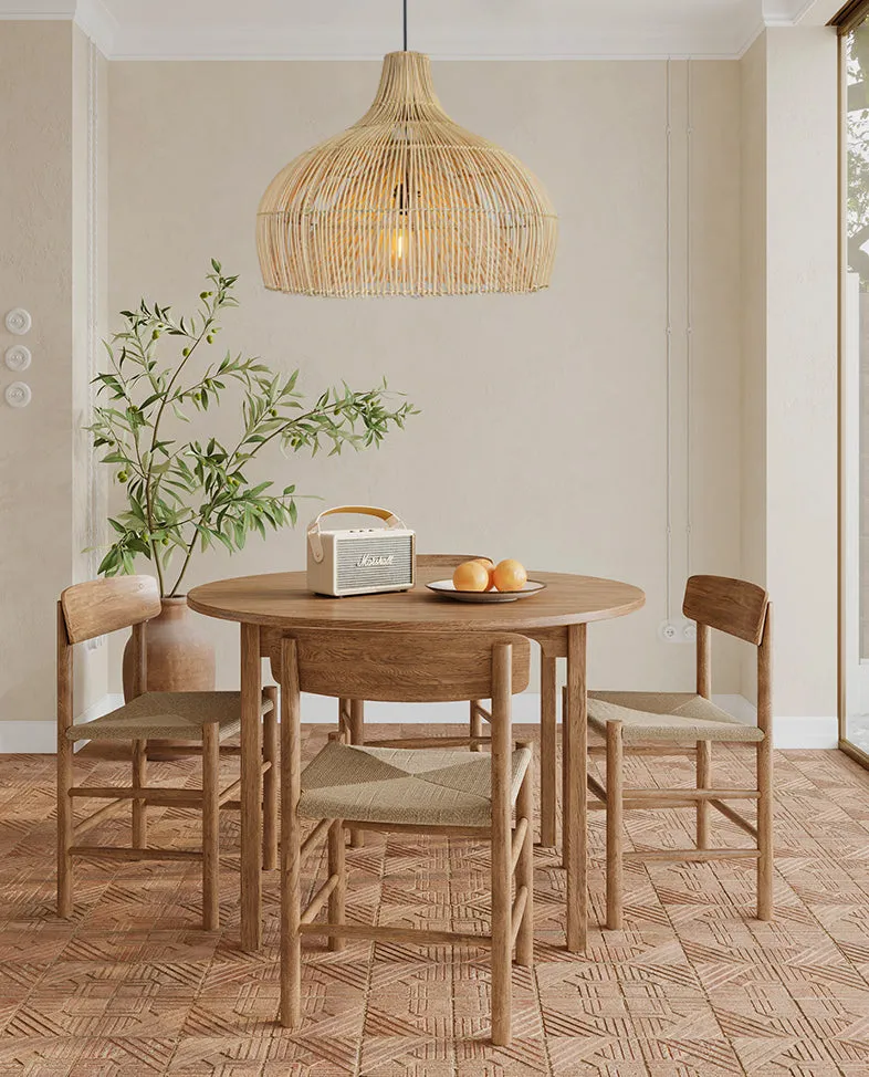 Rattan Birdcage Ceiling Light