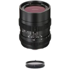 SLR Magic 25mm T0.95 HyperPrime Cine III Lens and Variable ND Kit for Micro Four Thirds