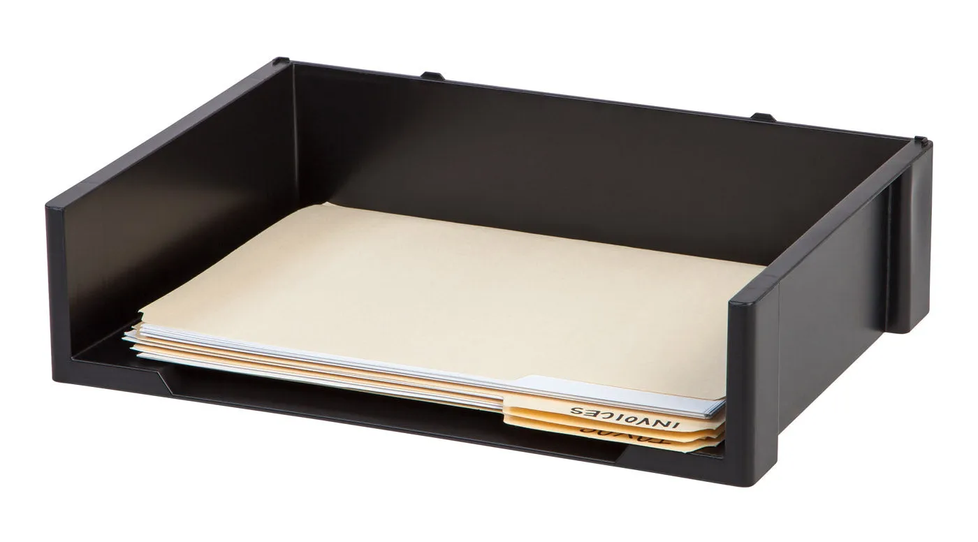 Stacking Letter Tray, Black