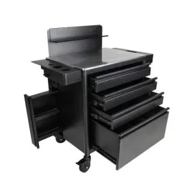 Stainless Steel Black Tattoo Workstation TA4701