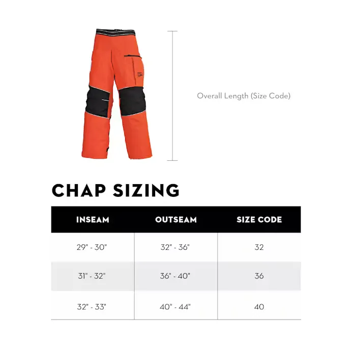 Stihl | Pro Mark™ Apron Chaps | 9 Ply - 36" - Orange (0000 886 3905)