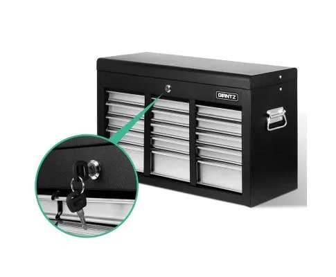 Tool  Chest - 9 Drawers  Black/Grey