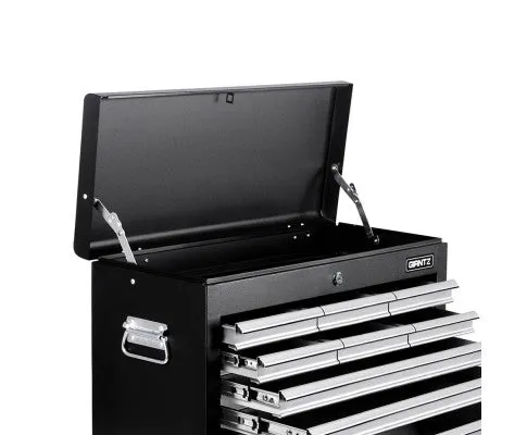 Tool  Chest - 9 Drawers  Black/Grey