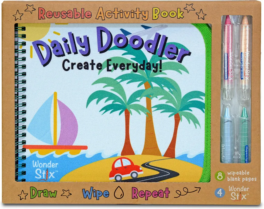 Travel Daily Doodler Activity Book