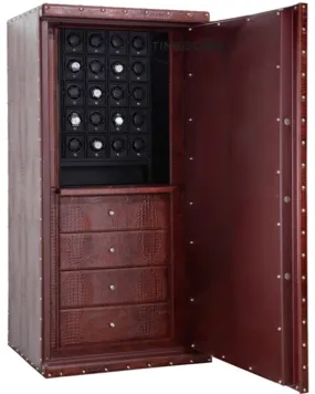 UNDERWOOD (LONDON) - Classic Croco 25-Unit Safe | UN859/CBRW