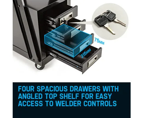 Welding Trolley Cart With Drawers Rossi