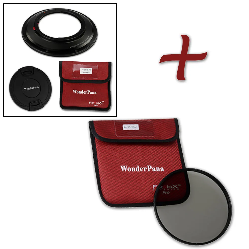 WonderPana Filter Holder for Canon 17mm TS-E Super Wide Tilt/Shift f/4L (Full Frame 35mm) - Ultra Wide Angle Lens Filter Adapter