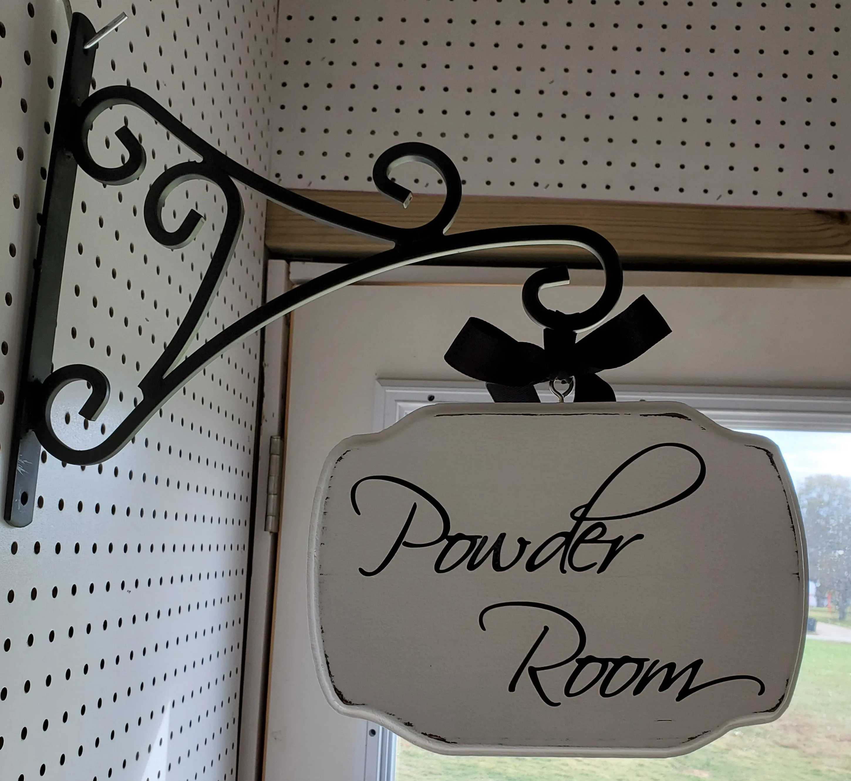 Wood Room Sign With or Without Metal Bracket