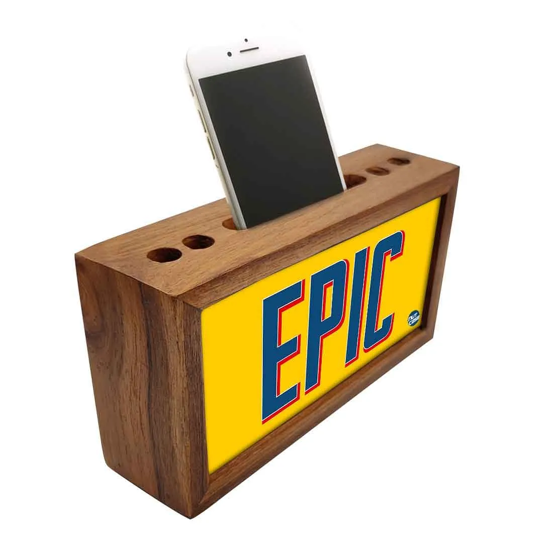 Wooden pen stand desk organizer - Efic