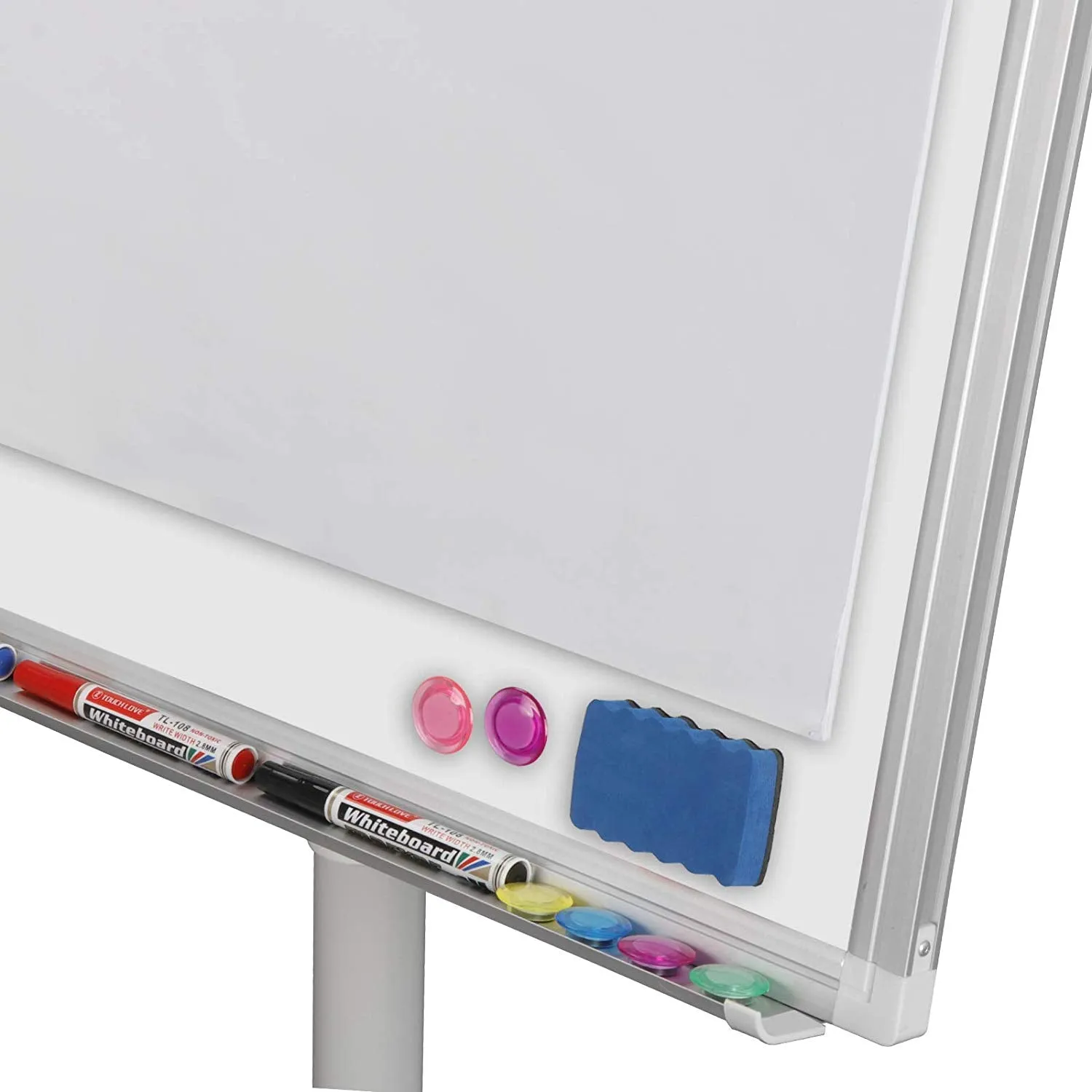 ZENY™ Mobile Magnetic Dry Erase Board 40''x28'' Magnetic Whiteboard On Wheels,Height Adjustable